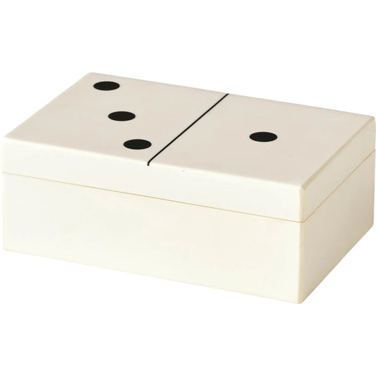 Dominoes Box by Global Views. Made from mdf, resin in a modern style.
