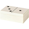 White with Black Dots / Large