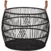 Sumatra Rattan Floor Storage Basket by Villa by Classic Home. Made from rattan in a rustic style.