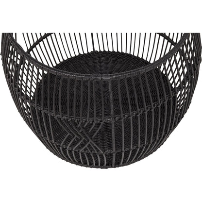 Sumatra Rattan Floor Storage Basket by Villa by Classic Home. Made from rattan in a rustic style.