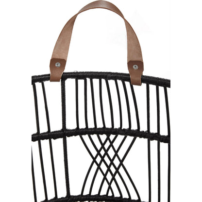 Sumatra Rattan Floor Storage Basket by Villa by Classic Home. Made from rattan in a rustic style.