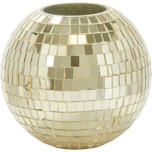 Twila Disco Vase by Accent Decor. Made from glass in a unique style.