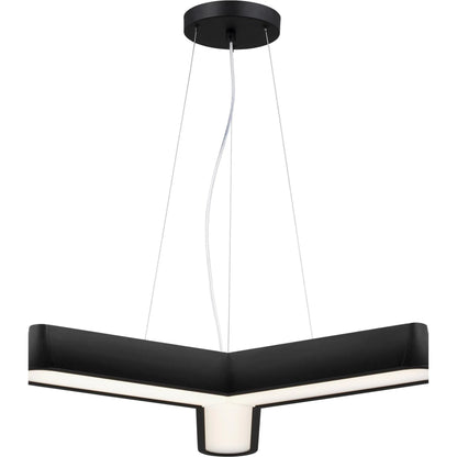 Vaughn Three Light Chandelier by Visual Comfort & Co.. Made from steel in a modern style.