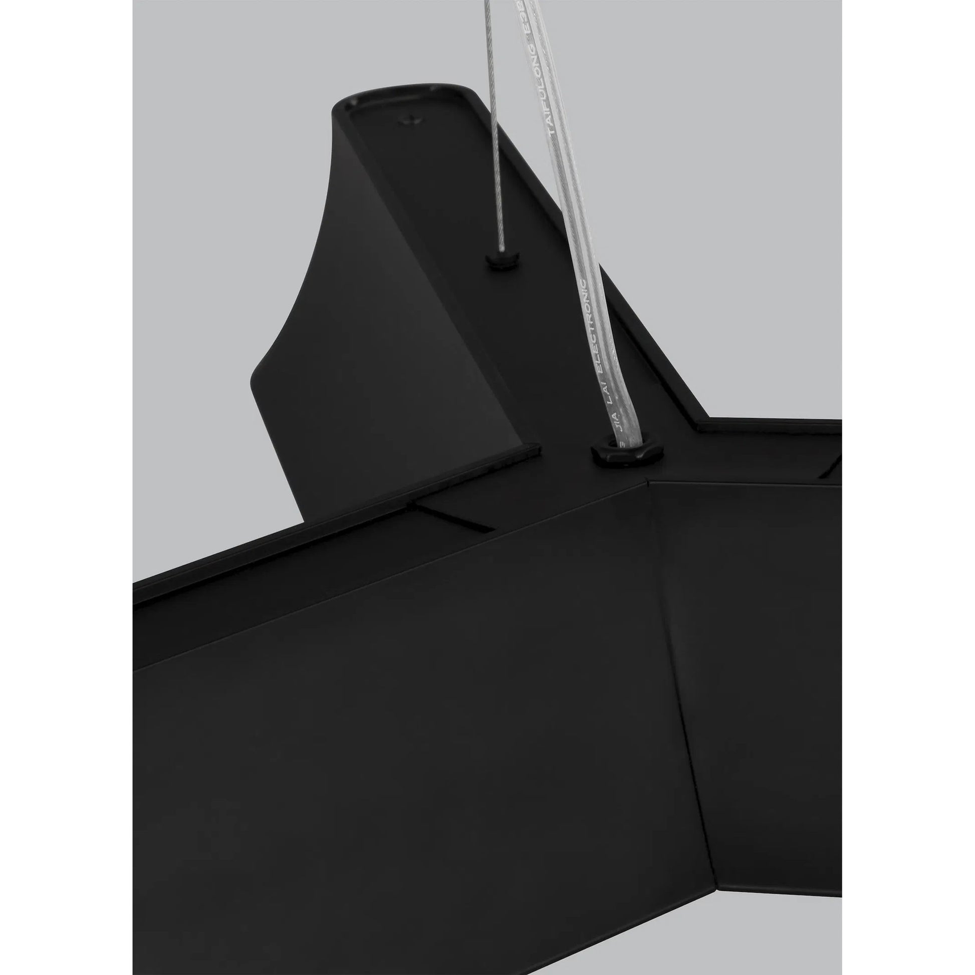 Vaughn Three Light Chandelier by Visual Comfort & Co.. Made from steel in a modern style.