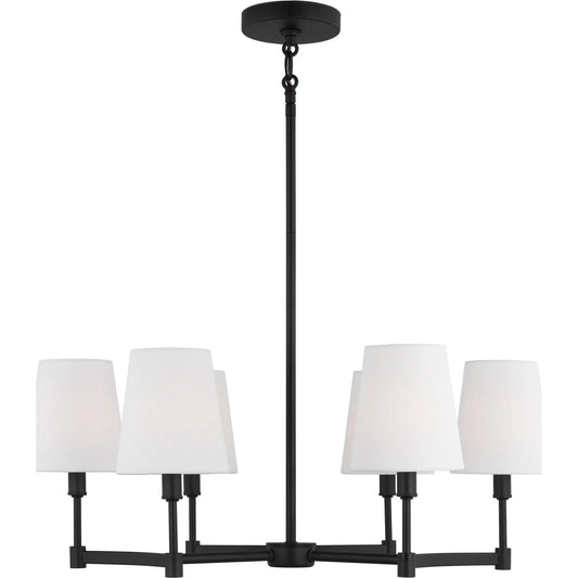 Chatfield Six Light Chandelier by Visual Comfort & Co.. Made from steel in a unique style.