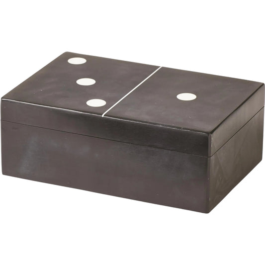 Dominoes Box by Global Views. Made from mdf, resin in a modern style.