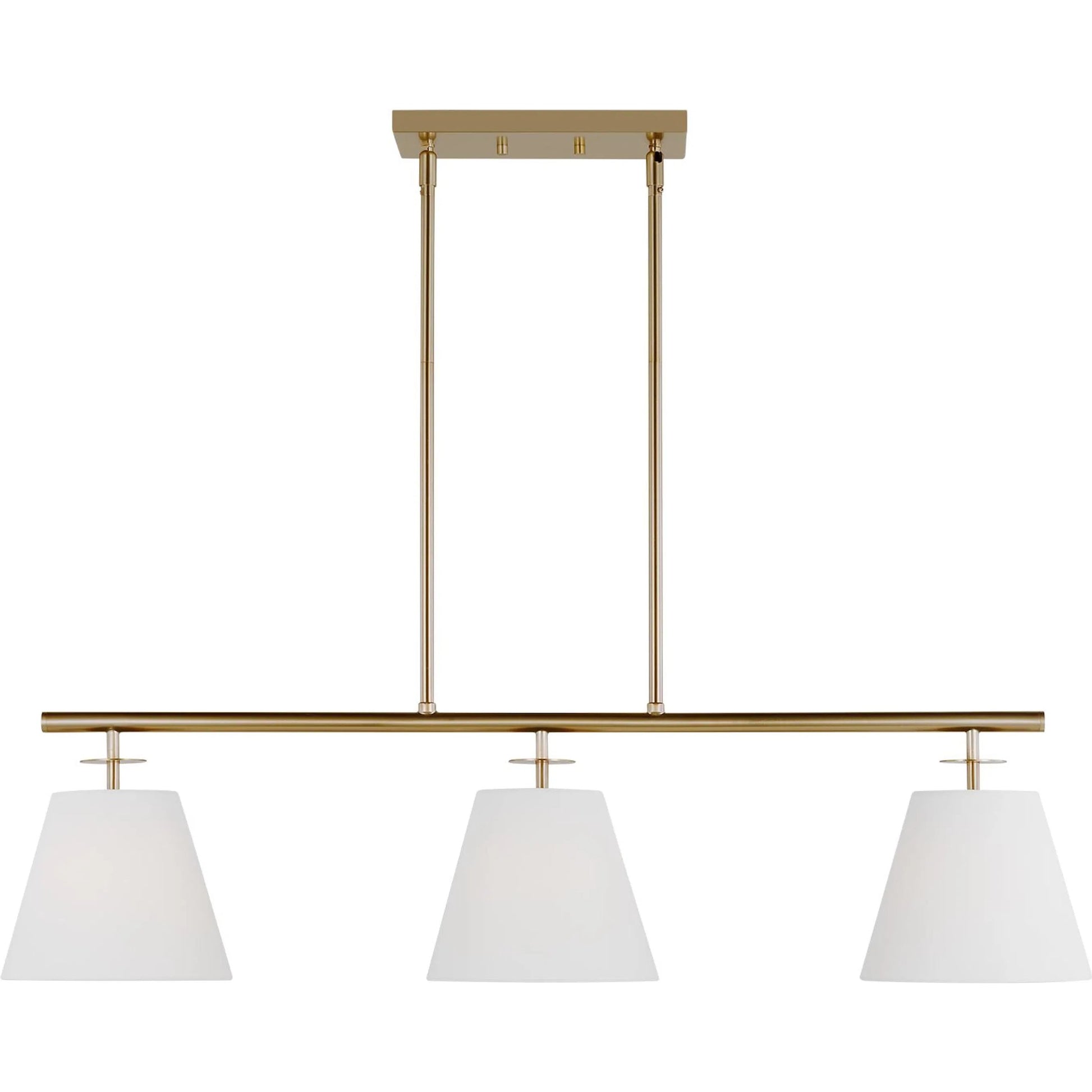 Crestgrove Three Light Linear Chandelier by Visual Comfort & Co.. Made from steel in a unique style.