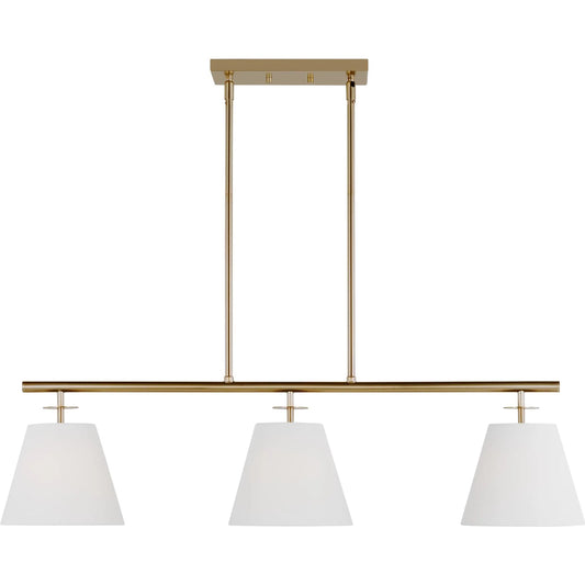 Crestgrove Three Light Linear Chandelier by Visual Comfort & Co.. Made from steel in a unique style.