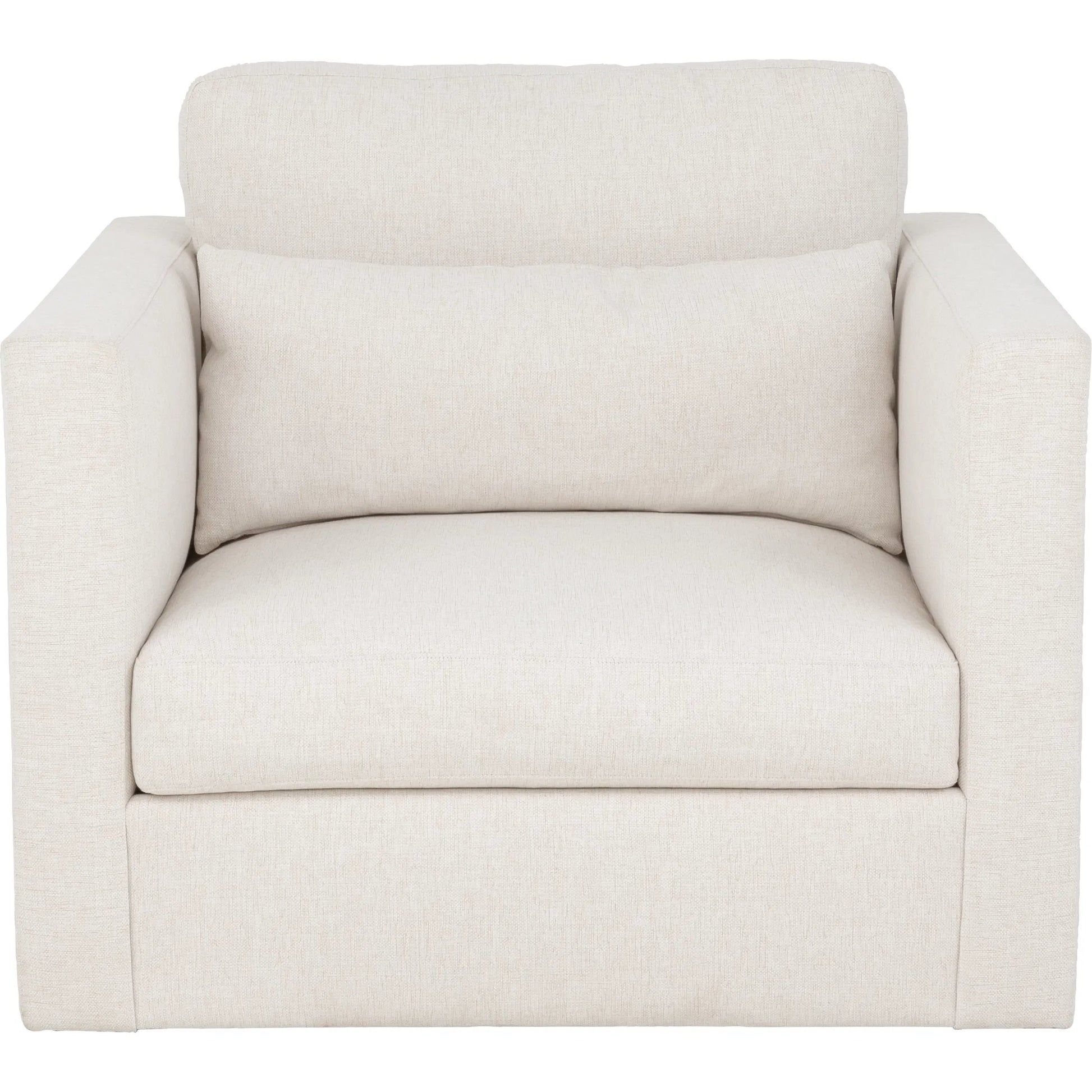 Banks Swivel Chair by Fairfield Chair in cream and cream. Made from unique in a unique style.