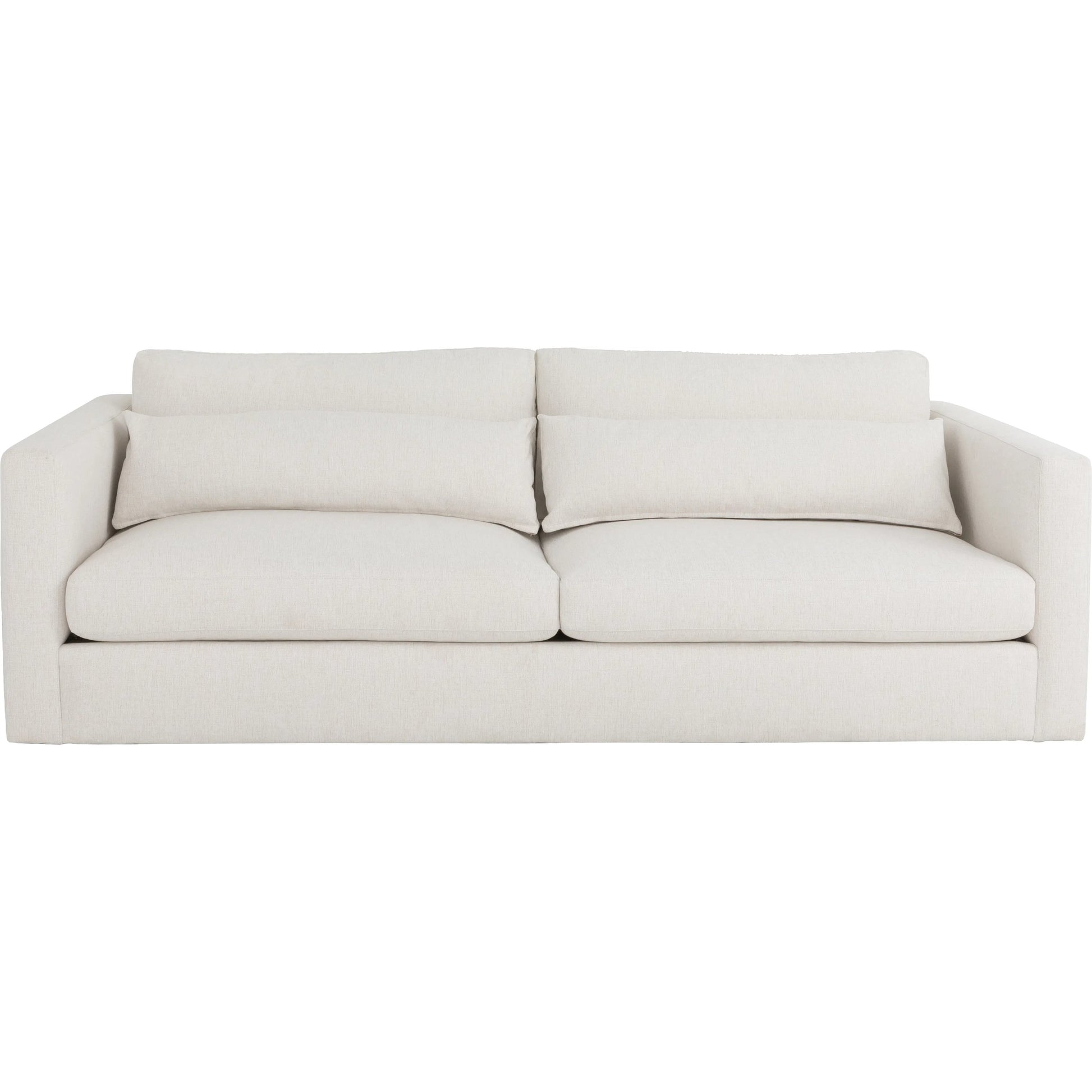 Banks Sofa by Fairfield Chair in cream and cream. Made from unique in a unique style.