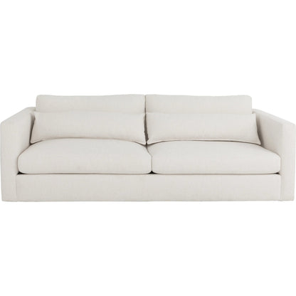 Banks Sofa by Fairfield Chair in cream and cream. Made from unique in a unique style.