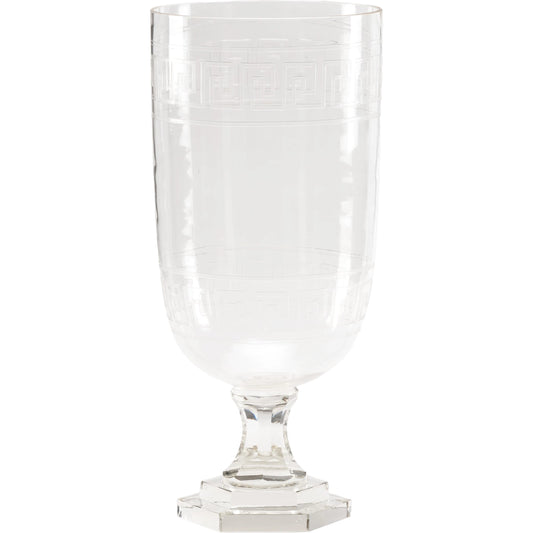 Athena Hurricane by Frederick Cooper in clear. Made from crystal in a traditional style.