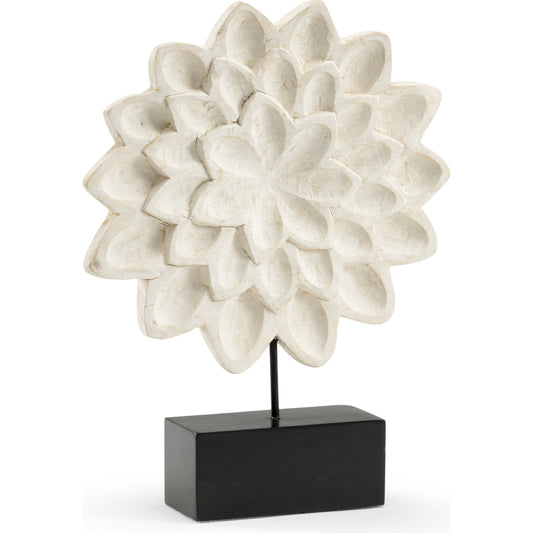 Floral by Wildwood in white, black. Made from wood in a modern style.
