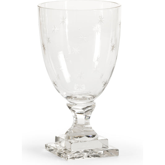 Star Hurricane by Wildwood in clear. Made from crystal in a traditional style.