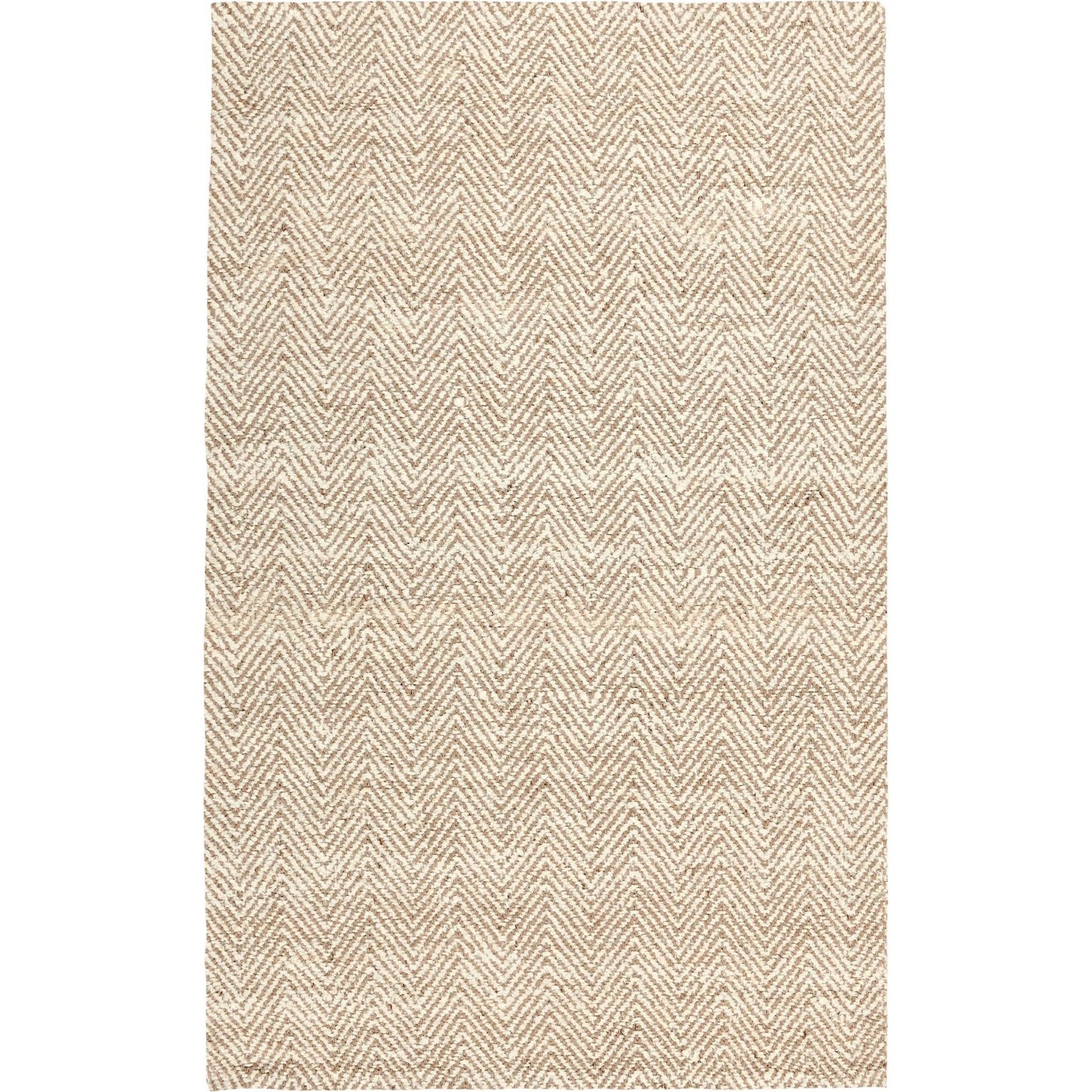 001 SI-2243117 | Primary Silo | Herringbone Area Accent Rug by Villa by Classic Home in ivory. Made from 75% wool, 25% jute, cotton canvas backing for size 5x8, larger in a unique style.