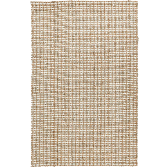 Evora Natural Jute Blend Area Rug by Villa by Classic Home in natural, ivory. Made from 65% jute, 35% wool in a unique style.
