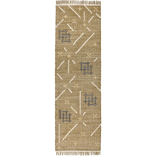 Belfast Wool Area Rug Runner by Villa by Classic Home. Made from 60% wool, 30% jute, 10% cotton in a unique style.
