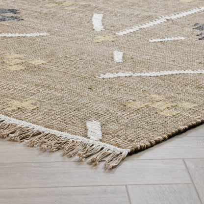 Belfast Wool Blend Area Rug by Villa by Classic Home. Made from 60% wool, 30% jute, 10% cotton in a unique style.