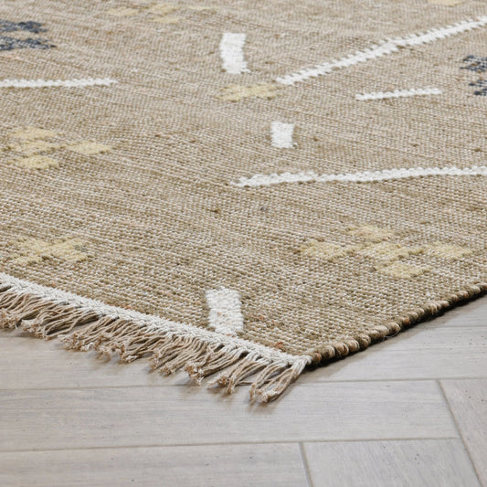 Belfast Wool Blend Area Rug by Villa by Classic Home. Made from 60% wool, 30% jute, 10% cotton in a unique style.