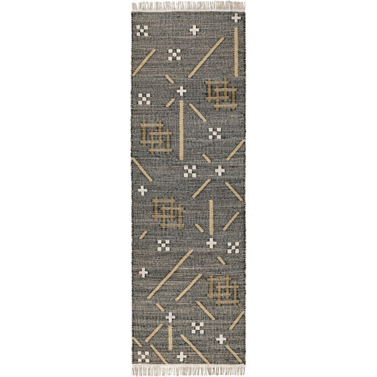 Belfast Wool Area Rug Runner by Villa by Classic Home. Made from 60% wool, 30% jute, 10% cotton in a unique style.