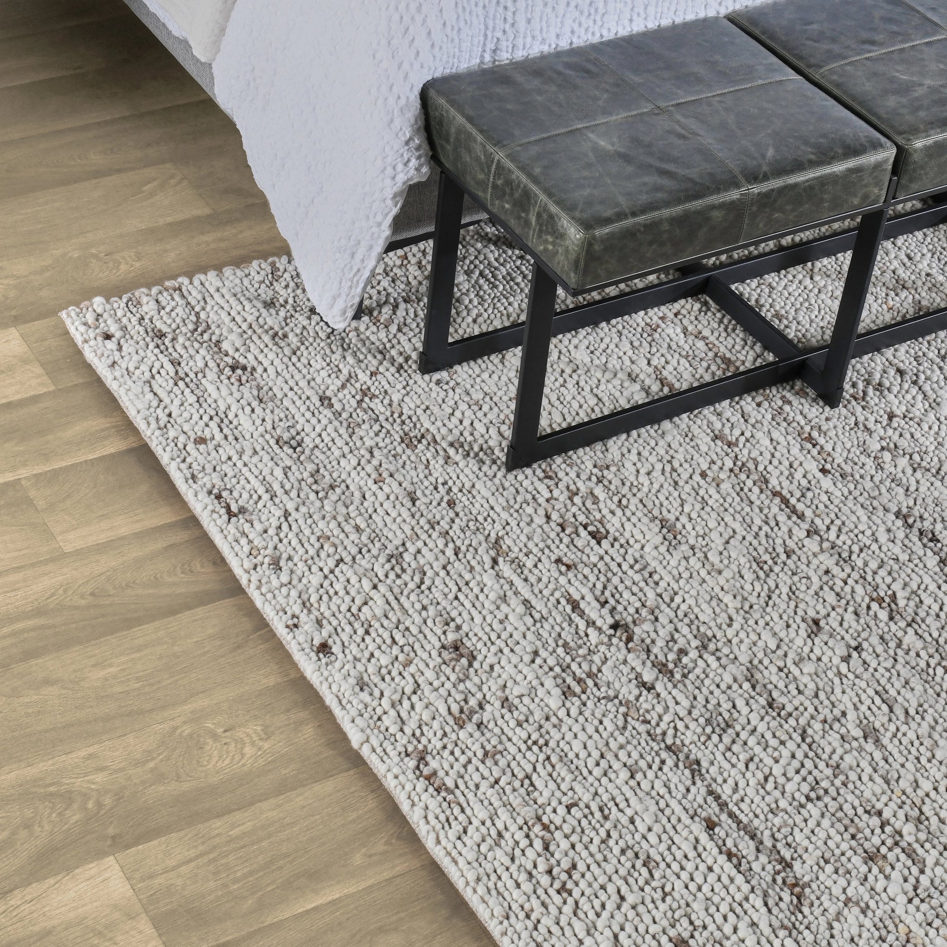 Loomis Heathered Wool Area Rug by Villa by Classic Home. Made from 100% new zealand wool in a unique style.