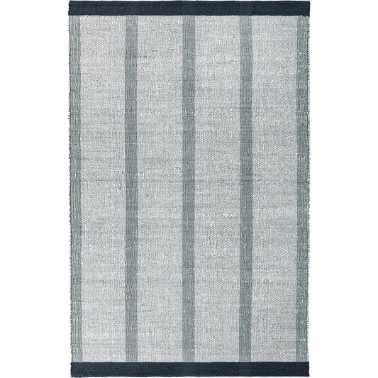 Kochi Jute Blend Striped Area Rug by Villa by Classic Home in ivory, black. Made from 70% jute, 30% cotton in a unique style.