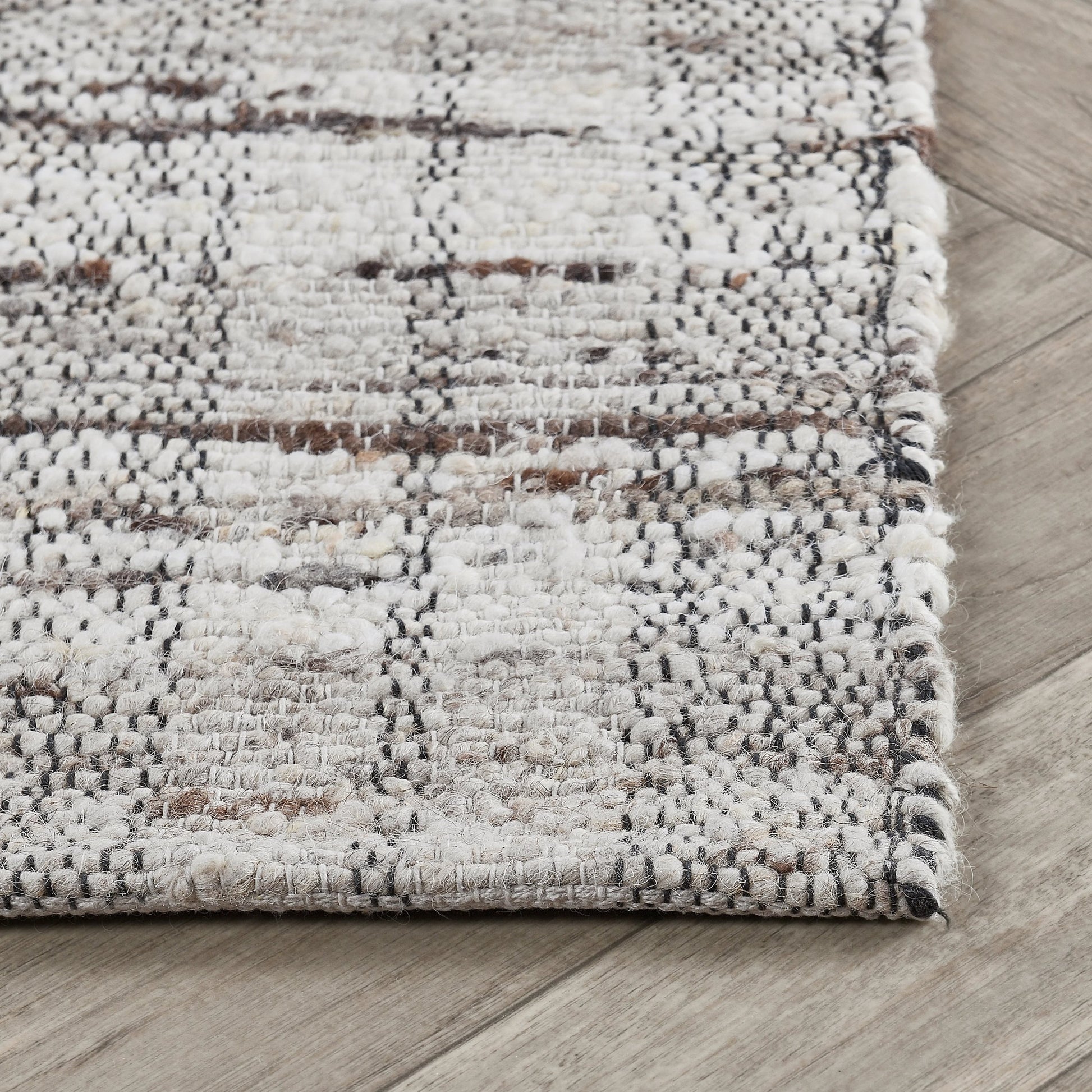 Perth Wool Blend Area Rug by Villa by Classic Home. Made from 75% wool, 25% cotton in a unique style.