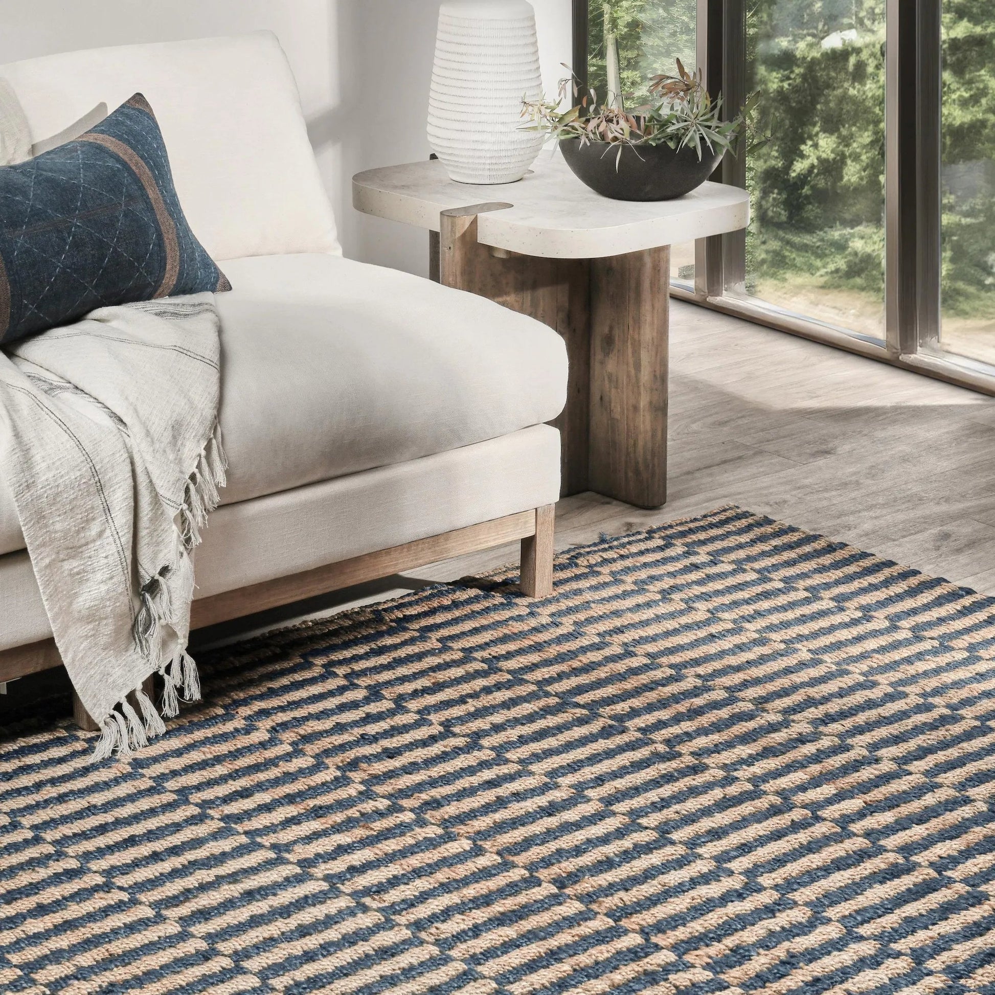 Monterey Accent Area Rug by Villa by Classic Home. Made from 100% jute in a unique style.