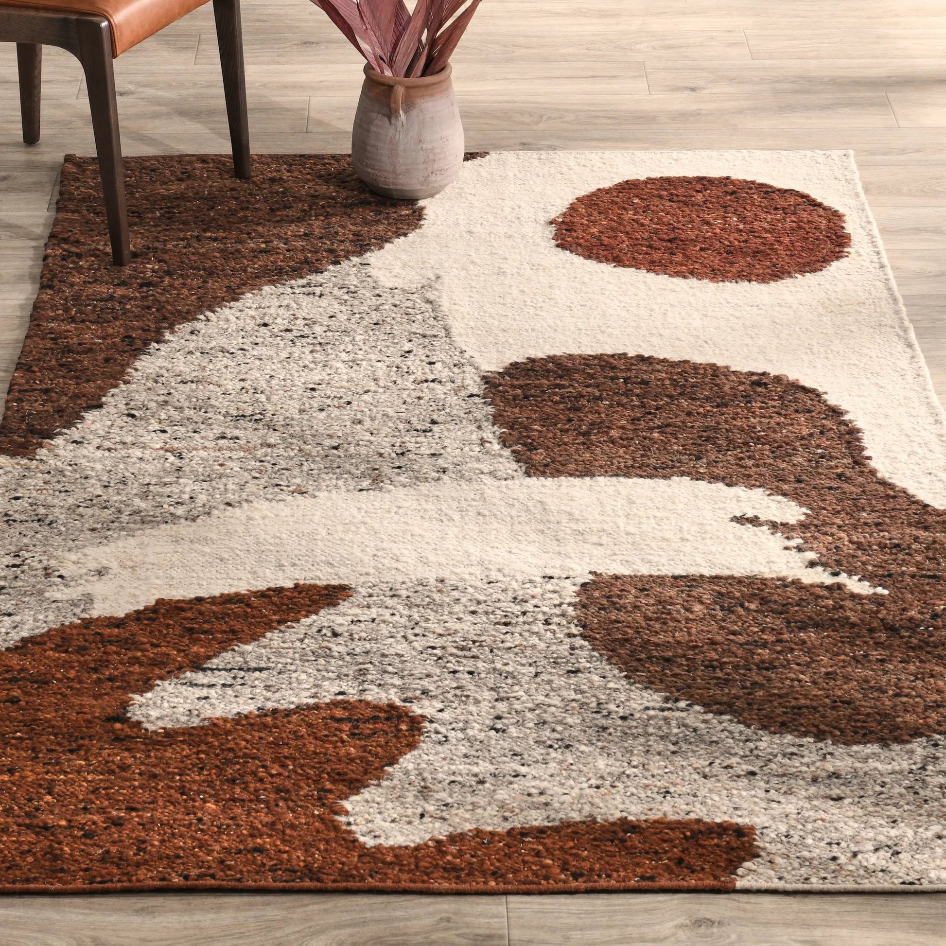 Hesperia Wool Pattern Rug by Villa by Classic Home. Made from 100% wool in a unique style.