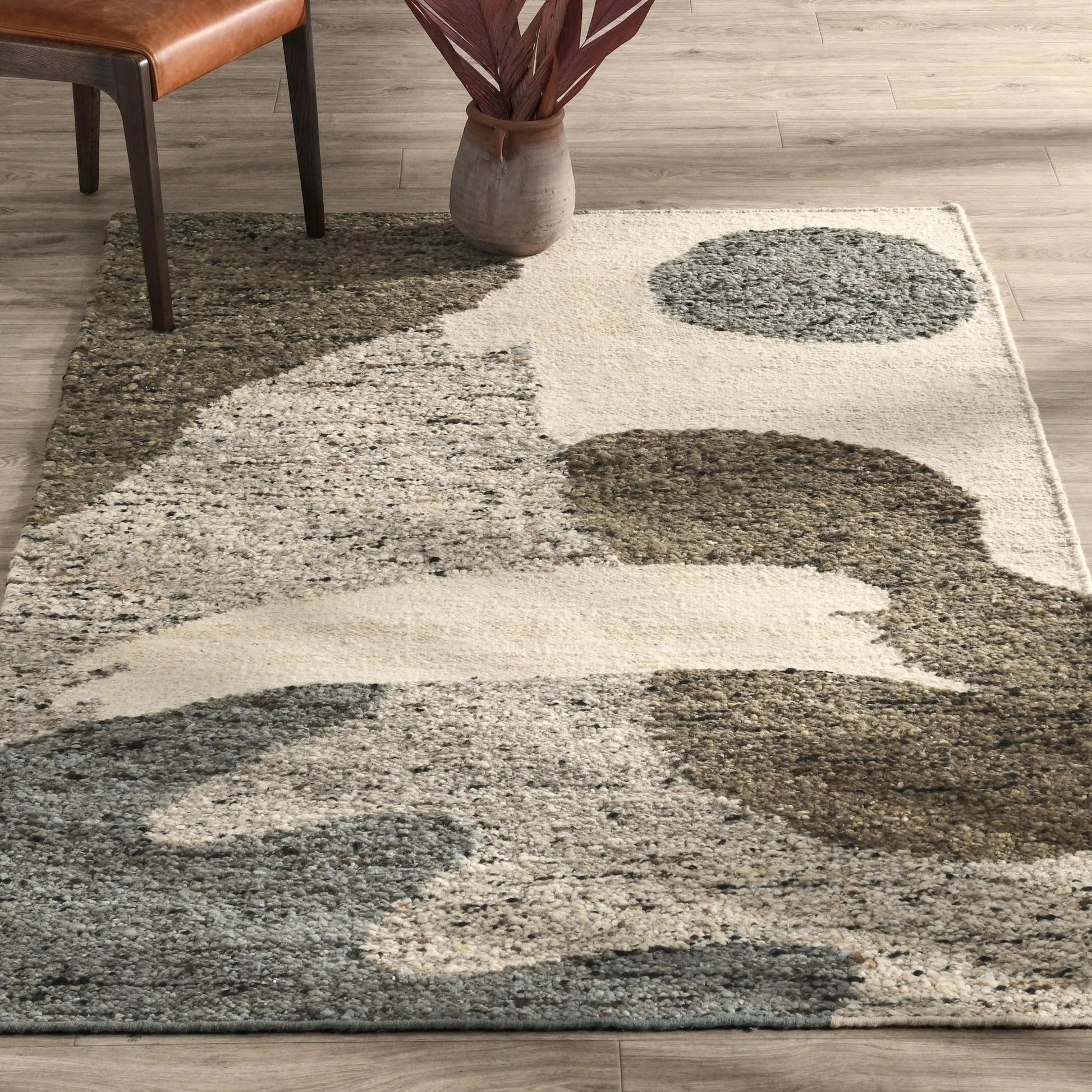 Hesperia Wool Pattern Rug by Villa by Classic Home. Made from 100% wool in a unique style.