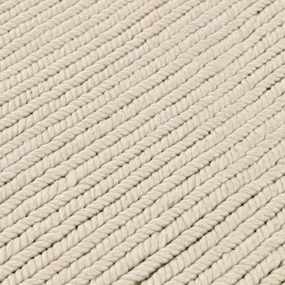 Dawson Wool Blend Fabric Handwoven Accent Area Rug by Villa by Classic Home in beige. Made from 65% polyester, 35% wool in a unique style.