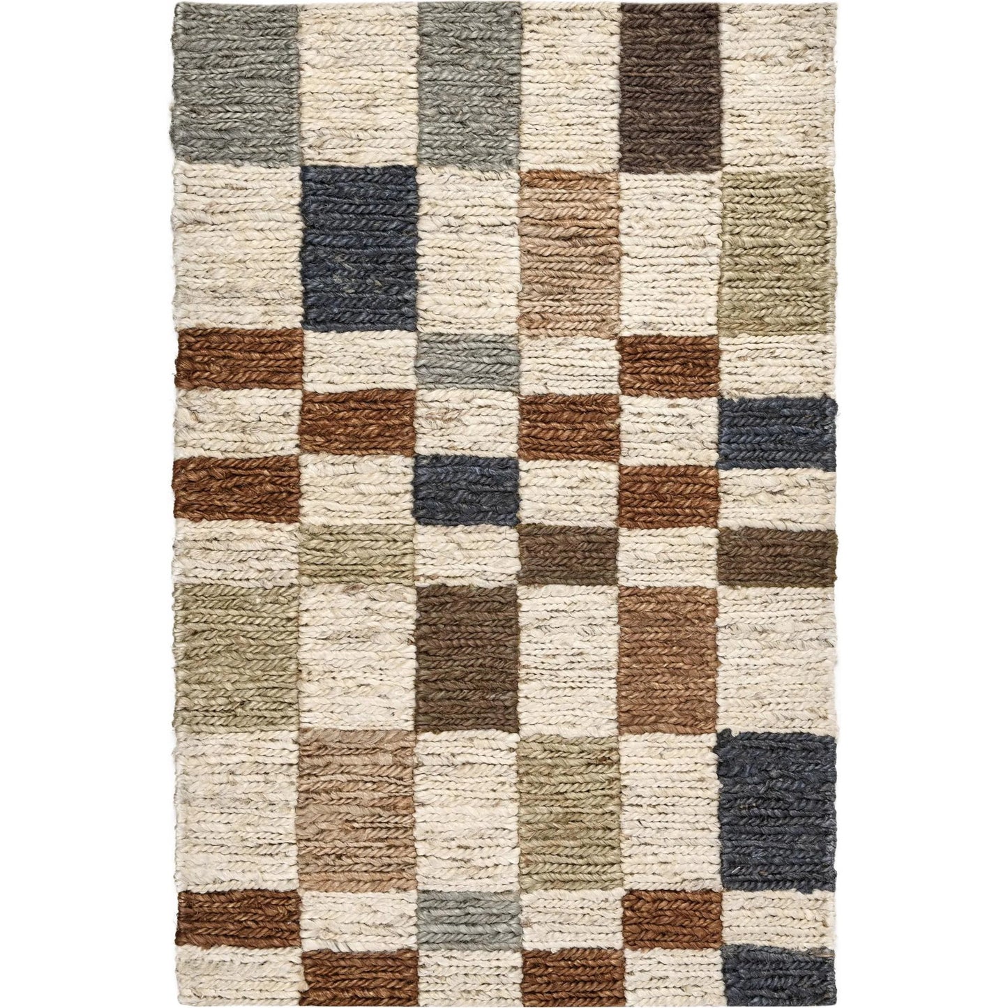 001 SI-2256268 | Primary Silo | Soumak Jute Checkered Multi-Color Rug by Villa by Classic Home in multi-color. Made from 100% jute in a unique style.