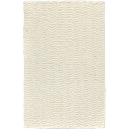 Herringbone Wool Blend Ivory Rug by Villa by Classic Home in ivory. Made from unique in a unique style.