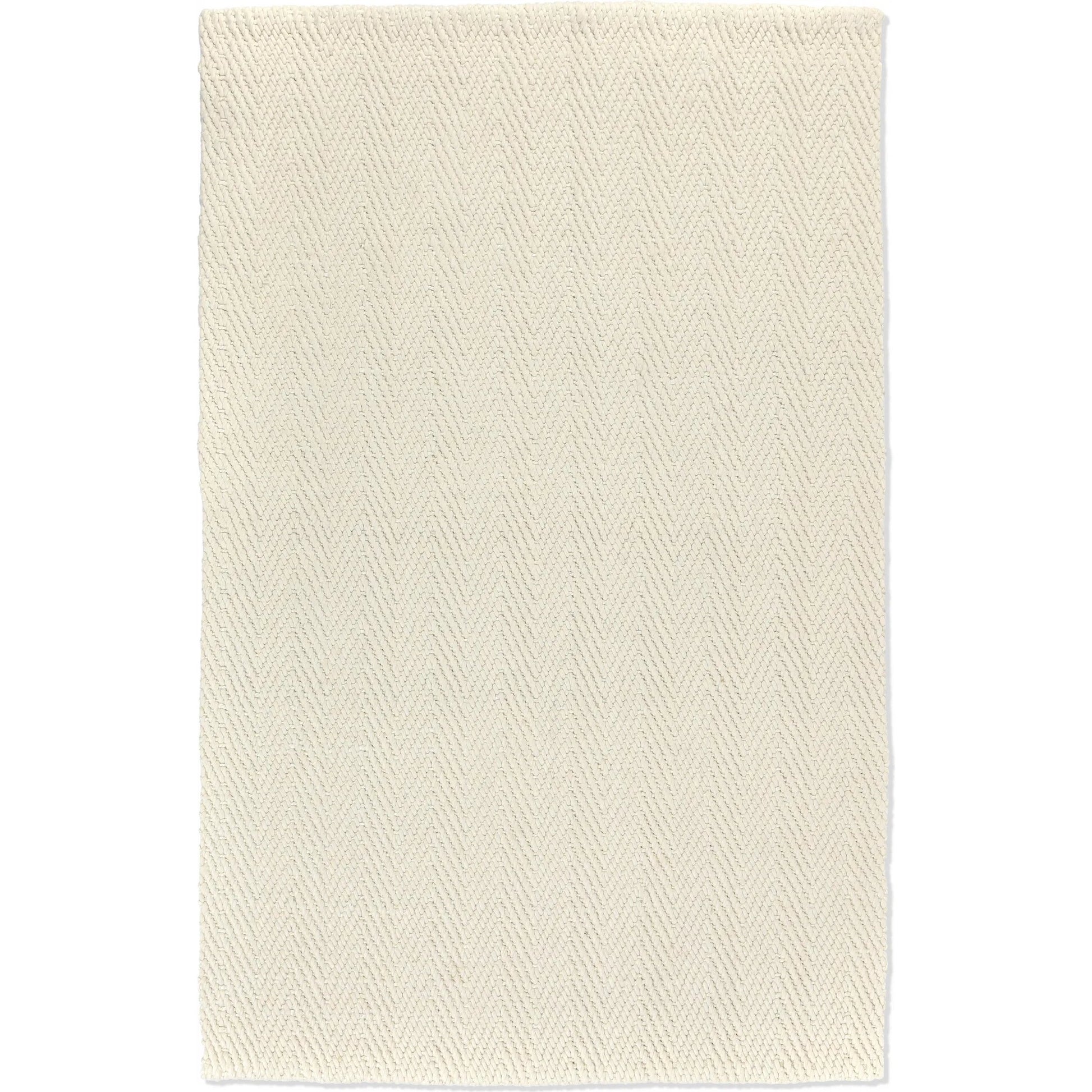 Herringbone Wool Blend Ivory Rug by Villa by Classic Home in ivory. Made from unique in a unique style.