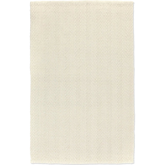 Herringbone Wool Blend Ivory Rug by Villa by Classic Home in ivory. Made from unique in a unique style.
