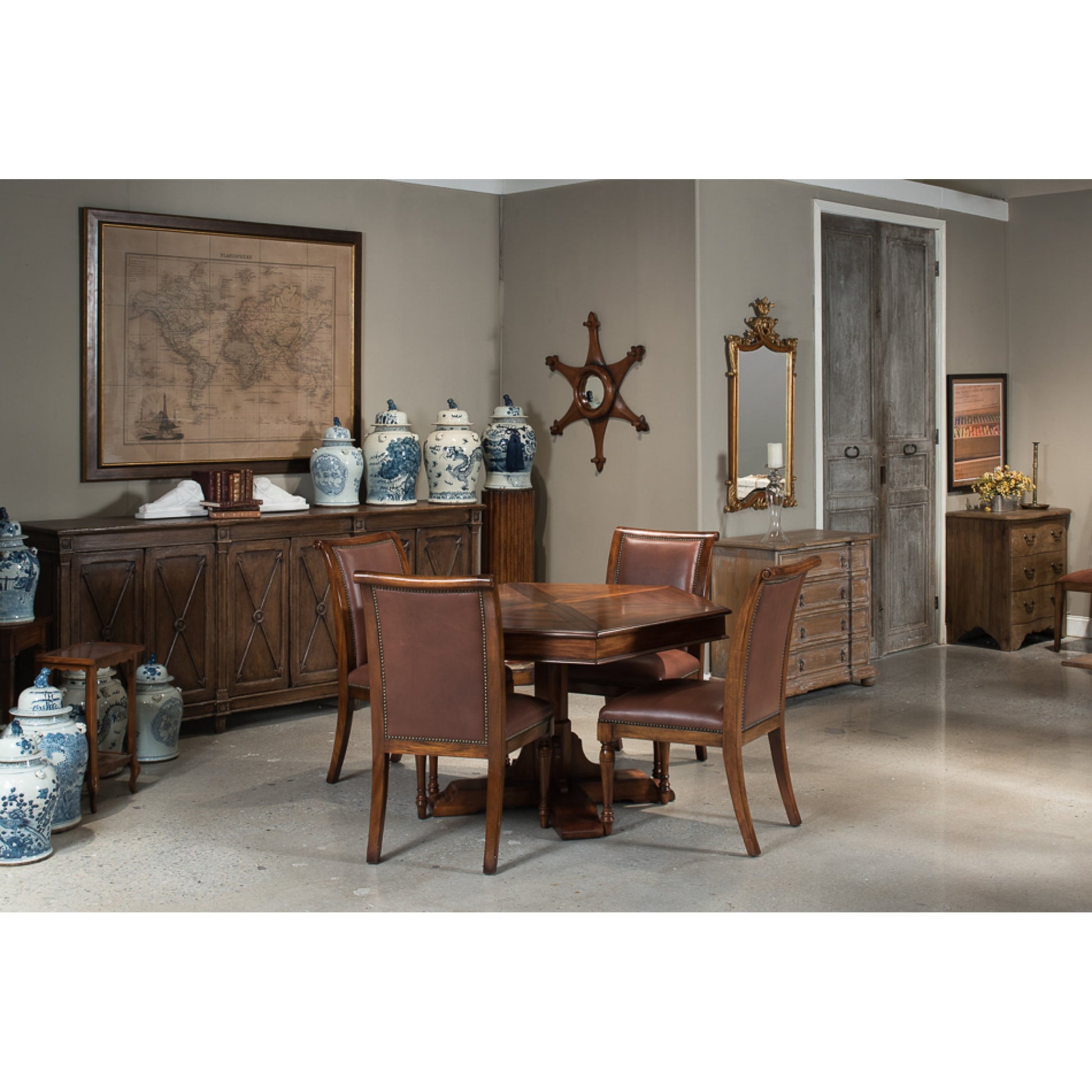 Marksman Cabinet II by Sarreid Ltd.. Made from unique in a traditional style.