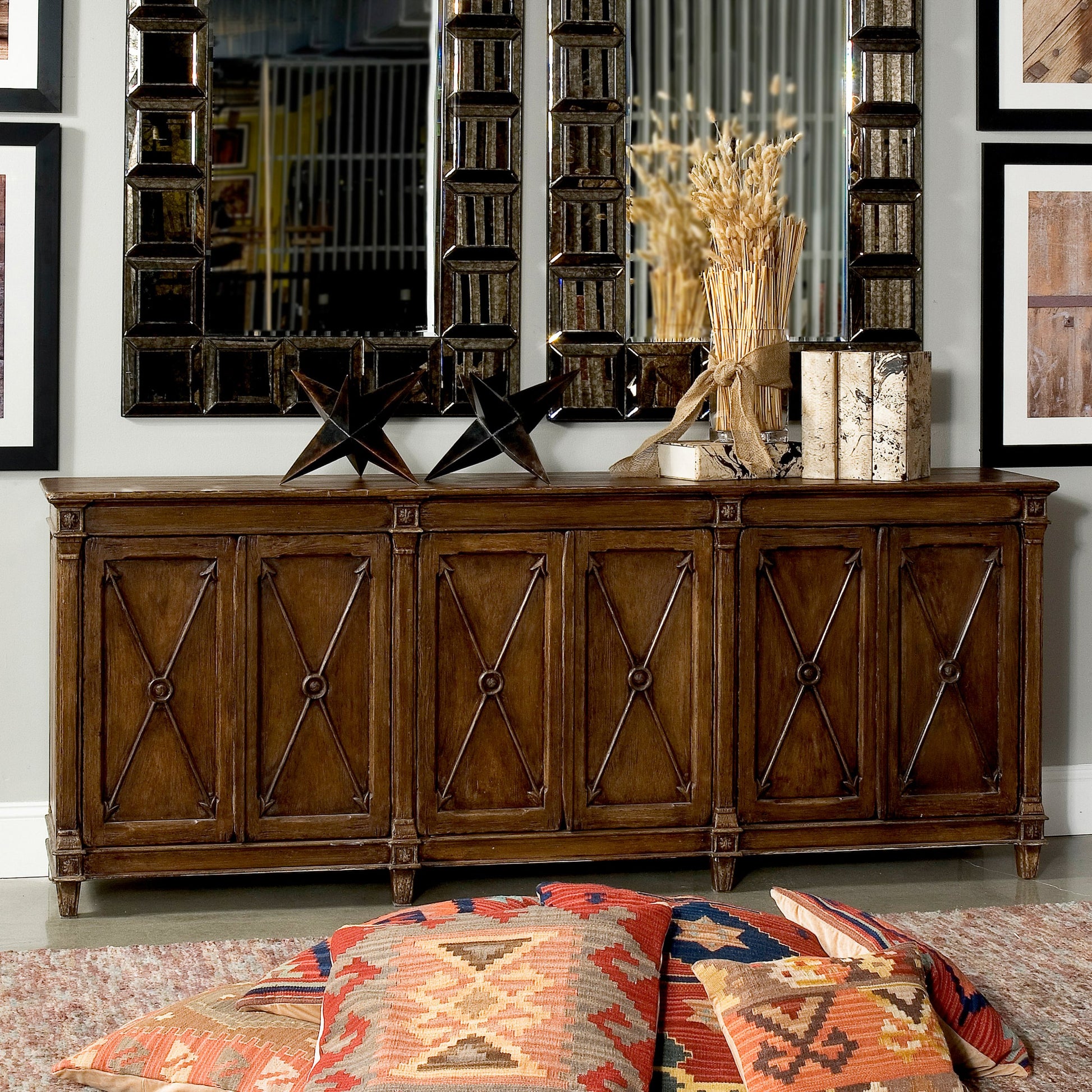 Marksman Cabinet II by Sarreid Ltd.. Made from unique in a traditional style.