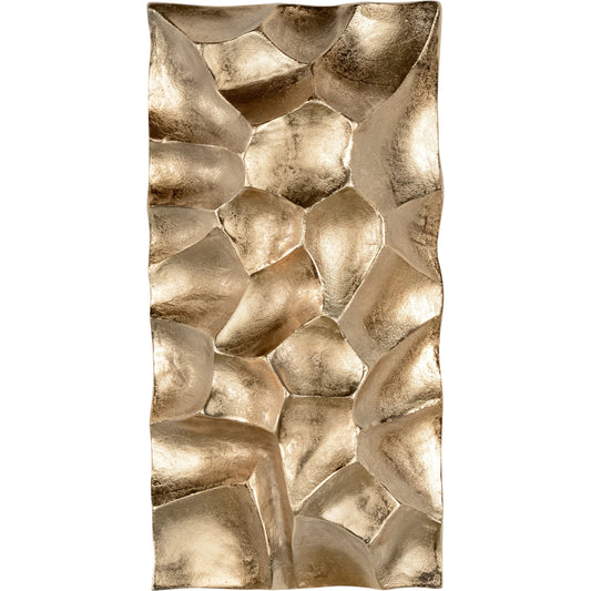 Gator Tile by Wildwood in gold. Made from aluminum in a modern style.