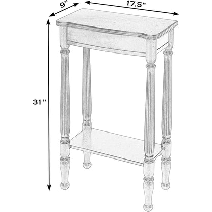 Whitney Console Table by Butler Specialty Company. Made from rubberwood, cherry veneer, mdf in a unique style.