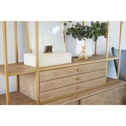 Harrington Box by Global Views. Made from mdf, brass, horse hair, leather cladding in a traditional style.