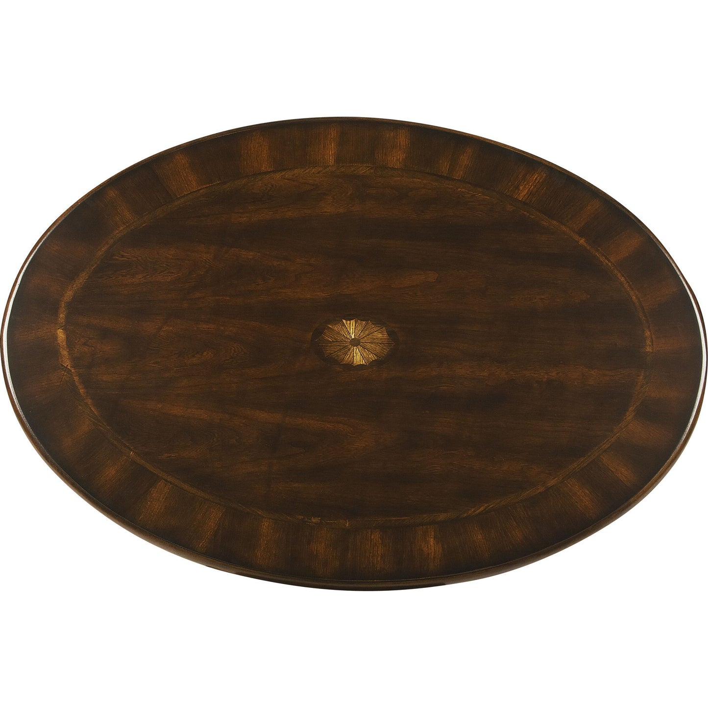 006 O-BUTLER-3012024 | Additional Silo | Grace Oval Cocktail Table by Butler Specialty Company. Made from rubberwood solids, mdf, cherry, maple, walnut veneers in a traditional style.