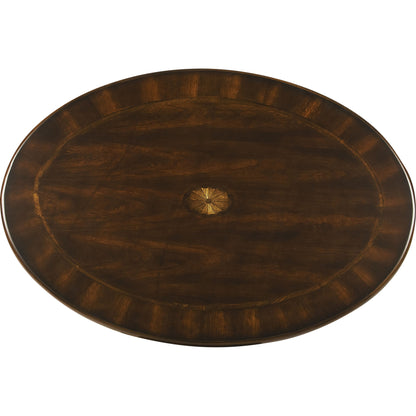 Grace Oval Cocktail Table by Butler Specialty Company. Made from rubberwood solids, mdf, cherry, maple, walnut veneers in a traditional style.