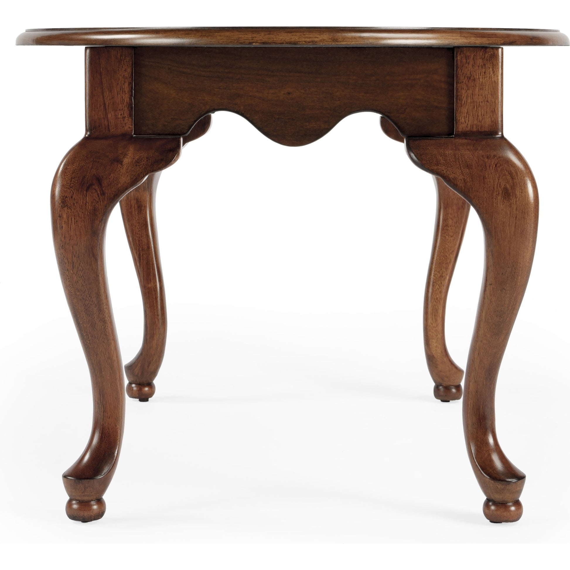Grace Oval Cocktail Table by Butler Specialty Company. Made from rubberwood solids, mdf, cherry, maple, walnut veneers in a traditional style.
