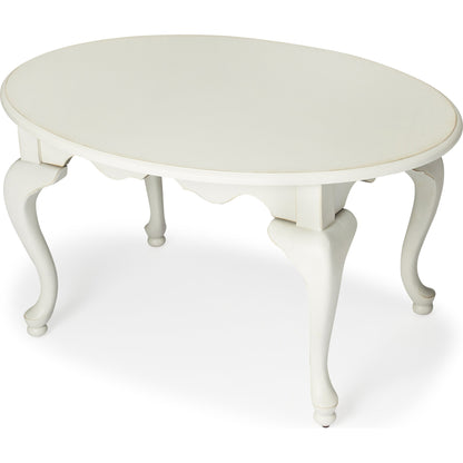 Grace Oval Cocktail Table by Butler Specialty Company. Made from rubberwood solids, mdf, cherry, maple, walnut veneers in a traditional style.