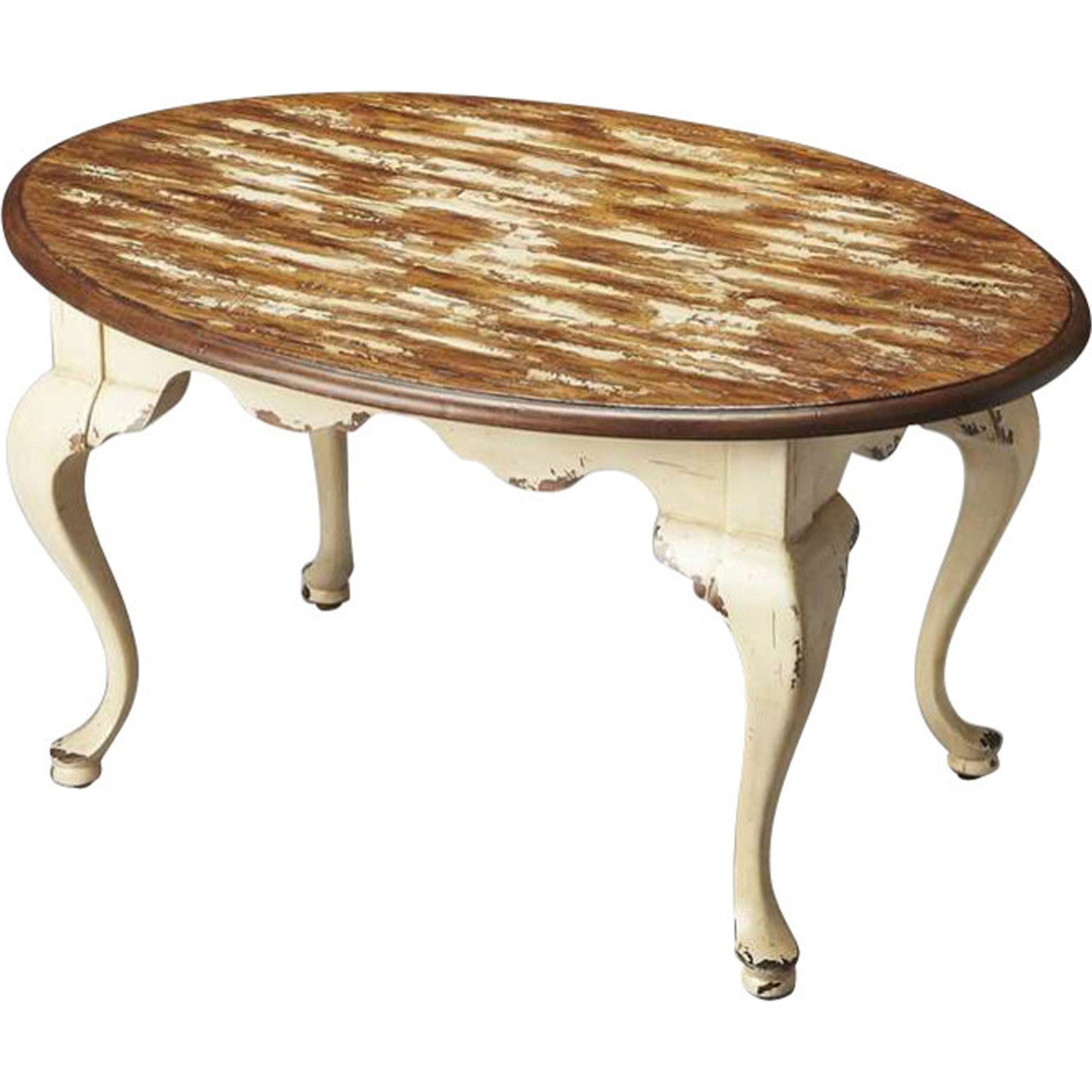 Grace Oval Cocktail Table by Butler Specialty Company. Made from rubberwood solids, mdf, cherry, maple, walnut veneers in a traditional style.