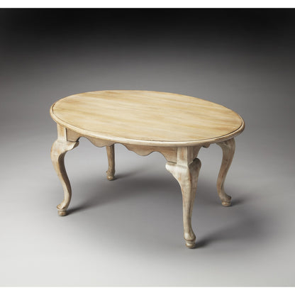 Grace Oval Cocktail Table by Butler Specialty Company. Made from rubberwood solids, mdf, cherry, maple, walnut veneers in a traditional style.