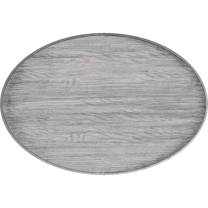 Grace Oval Coffee Table by Butler Specialty Company in gray and powder gray. Made from rubberwood solids, mdf, cherry, maple and walnut veneers in a traditional style.