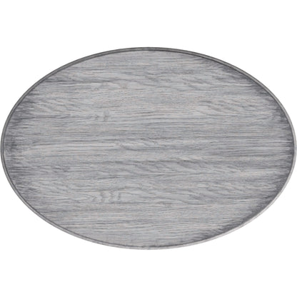 Grace Oval Coffee Table by Butler Specialty Company in gray and powder gray. Made from rubberwood solids, mdf, cherry, maple and walnut veneers in a traditional style.