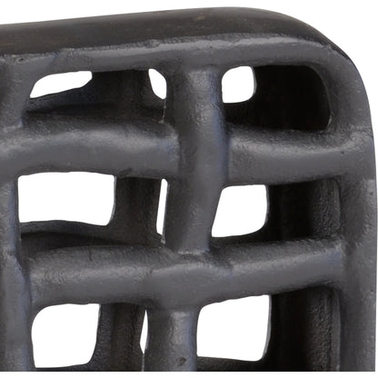 Xavier Urn by Wildwood in bronze. Made from aluminum in a modern style.