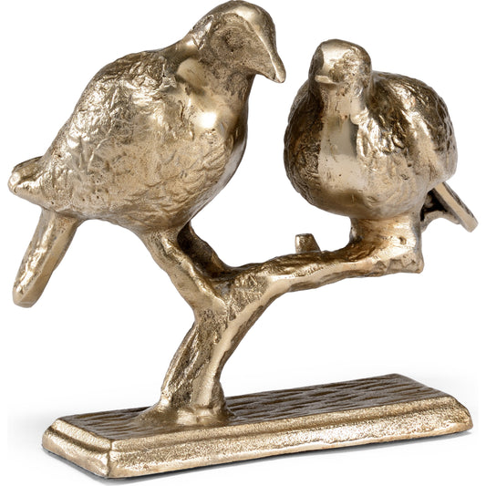 On the Perch by Wildwood in gold. Made from aluminum in a traditional style.